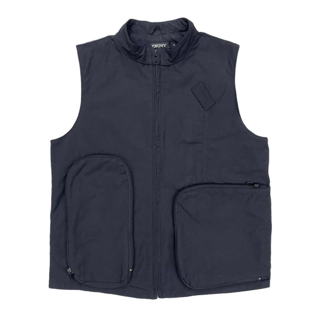 2000s DKNY cargo pocket vest